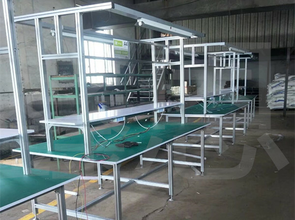 鋁型材防靜電單面工作臺 鋁型材防靜電單面工作臺