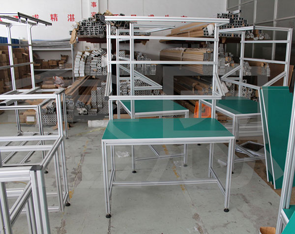 鋁型材防靜電單面工作臺 鋁型材防靜電單面工作臺